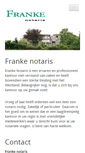 Mobile Screenshot of frankenotaris.nl